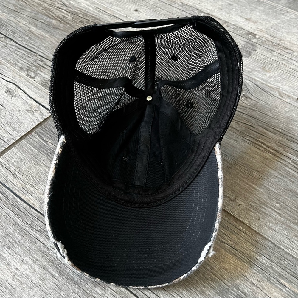 Upcycled Leopard Print Ball Cap - Picture 5 of 7